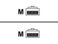 Miniatyrbilde 1 av 5: Telegärtner MP8 FS 600 - Koblingskabel - RJ-45 (hann) til RJ-45 (hann) - 10 m - SFTP - CAT 7 - rød
