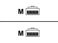 Telegärtner MP8 FS 600 - Koblingskabel - RJ-45 (hann) til RJ-45 (hann) - 10 m - SFTP - CAT 7 - rød