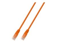 MicroConnect - Verkkokaapeli - RJ-45 (uros) - RJ-45 (uros) - 10 m - UTP - CAT 5e - oranssi