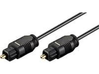 Goobay 50938, TOSLINK, Hankoppling, TOSLINK, Hane/Hona, 10 m, Svart