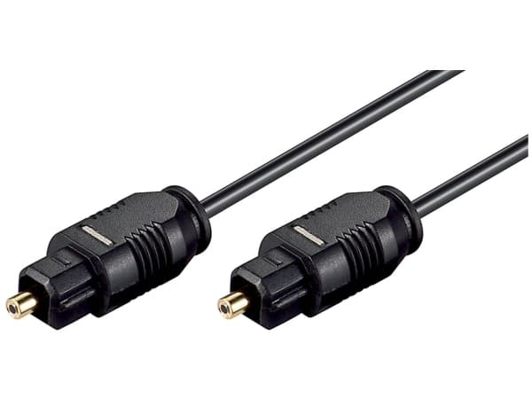 Goobay 50938, TOSLINK, Hankoppling, TOSLINK, Hane/Hona, 10 m, Svart
