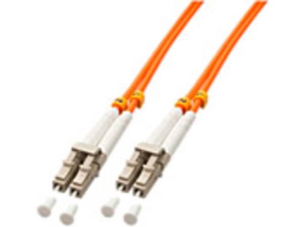 Lindy 46480 fiberoptisk kabel 1 m LC OM2 Oransje