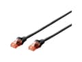 Miniatyrbilde 3 av 5: DIGITUS Professional - Koblingskabel - RJ-45 (hann) til RJ-45 (hann) - 5 m - UTP - CAT 6 - med støvel, uten hindringer - svart