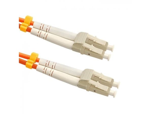 Qoltec - Koblingskabel - LC multimodus (hann) til LC multimodus (hann) - 1 m - fiberoptisk - dupleks - 50 / 125 mikroner - OM2