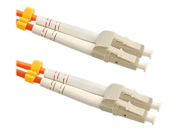 Qoltec - Koblingskabel - LC multimodus (hann) til LC multimodus (hann) - 1 m - fiberoptisk - dupleks - 50 / 125 mikroner - OM2