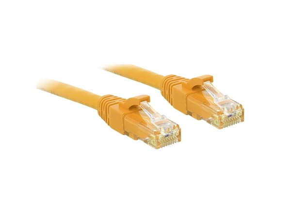 Lindy 48064, 3 m, Cat6, U/UTP (UTP), RJ-45, RJ-45, Gult