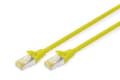Miniatyrbilde 4 av 5: DIGITUS - Koblingskabel - RJ-45 (hann) til RJ-45 (hann) - 2 m - SFTP - CAT 6a - med støvel, halogenfri, uten hindringer - gul