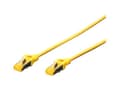Miniatyrbilde 1 av 5: DIGITUS - Koblingskabel - RJ-45 (hann) til RJ-45 (hann) - 2 m - SFTP - CAT 6a - med støvel, halogenfri, uten hindringer - gul