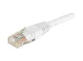 Miniatyrbilde 2 av 2: EXC Patch RJ45 cat.5e U/UTP White 10m, 10 m, Cat5e, U/UTP (UTP), RJ-45, RJ-45, Hvit