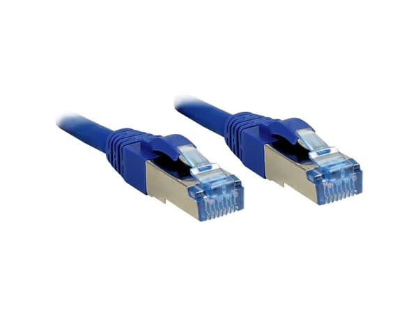 Lindy 2m Cat.6A S/FTP nettverkskabel Blå Cat6a S/FTP (S-STP)