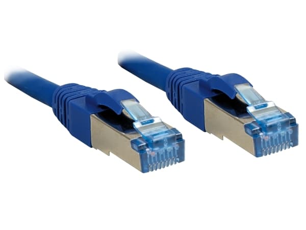 Lindy 2m Cat.6A S/FTP nettverkskabel Blå Cat6a S/FTP (S-STP)