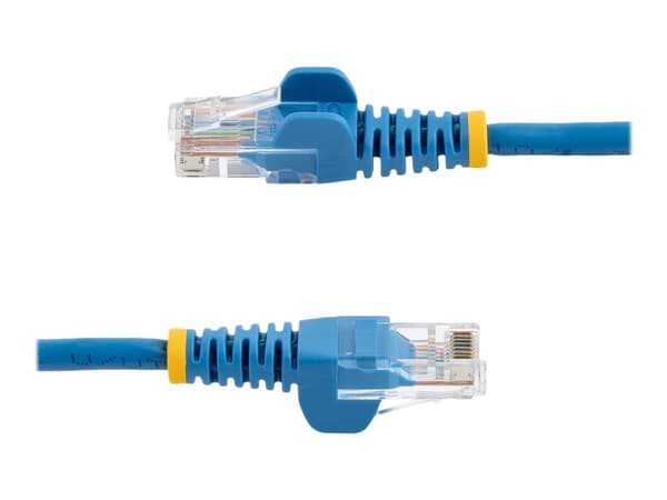 StarTech.com 1m Blue Cat5e / Cat 5 Snagless Patch Cable - Koblingskabel - RJ-45 (hann) til RJ-45 (hann) - 1 m - UTP - CAT 5e - uten hindringer - blå