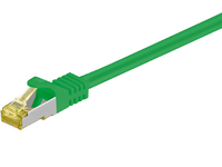 MicroConnect - Koblingskabel - RJ-45 (hann) til RJ-45 (hann) - 1 m - SFTP, PiMF - CAT 7 - halogenfri, flertrådet - grønn