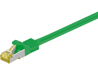 MicroConnect - Koblingskabel - RJ-45 (hann) til RJ-45 (hann) - 1 m - SFTP, PiMF - CAT 7 - halogenfri, flertrådet - grønn