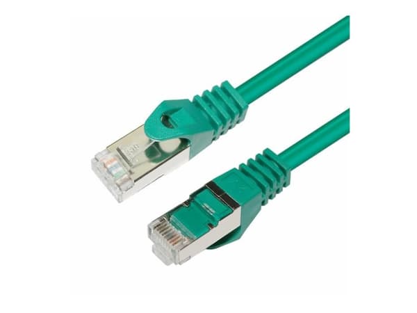 MicroConnect - Koblingskabel - RJ-45 (hann) til RJ-45 (hann) - 1 m - SFTP, PiMF - CAT 7 - halogenfri, flertrådet - grønn