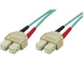Miniatyrbild 4 av 5: DELTACO - Nätverkskabel - SC-läge (multi-mode) (hane) till SC-läge (multi-mode) (hane) - 15 m - fiberoptisk - 50/125 mikron - OM3