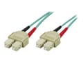 Miniatyrbild 2 av 5: DELTACO - Nätverkskabel - SC-läge (multi-mode) (hane) till SC-läge (multi-mode) (hane) - 15 m - fiberoptisk - 50/125 mikron - OM3