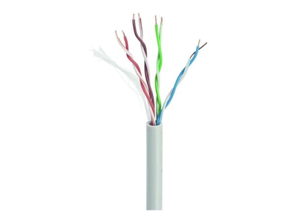 Gembird - Samlet kabel - 304.8 m - UTP - CAT 5e - solid - grå