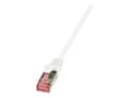 Miniatyrbild 1 av 5: LogiLink PrimeLine - Patch-kabel - RJ-45 (hane) till RJ-45 (hane) - 2 m - SFTP, PiMF - CAT 6 - halogenfri - vit