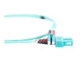 Miniatyrbilde 5 av 5: DIGITUS - Koblingskabel - LC multimodus (hann) til SC flermodus (hann) - 5 m - fiberoptisk - 50 / 125 mikroner - OM3 - med støvel, halogenfri - akvam