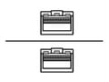 Miniatyrbild 2 av 5: Dell 10GbE Direct Attach - Direktkopplingskabel - SFP+ (hane) till SFP+ (hane) - 50 cm - dubbelaxlad - för Networking N1148; PowerSwitch S4112, S5232