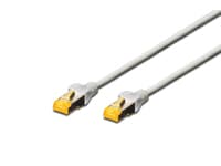 DIGITUS - Patchkabel - RJ-45 (han) til RJ-45 (han) - 20 m - S/FTP - CAT 6a - booted, halogenfri, knastfri - grå