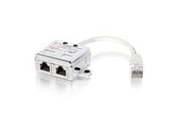 Equip 127603, Cat5e, Metallinen, Valkoinen, 0,15 m, Uros/naaras, -40 - 80 °C, 58 mm