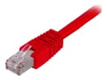 Miniatyrbilde 1 av 5: DELTACO - Koblingskabel - RJ-45 (hann) til RJ-45 (hann) - 1 m - FTP - CAT 6 - rød