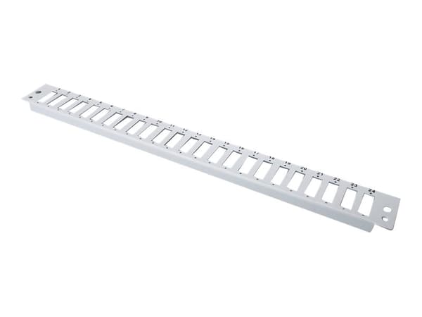 DIGITUS 24x SC Duplex - Modulpanel for fiberoptikkspleisebokser - lysegrå, RAL 7035 - 1U - 24 porter