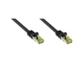 Miniatyrbilde 4 av 4: RJ45 patchkabel med Cat.7 råkabel og låsebeskyttelse (RNS®), S/FTP, PiMF, halogenfri, 600MHz, OFC, svart, 3m, Good Connections® (8070R-030S)