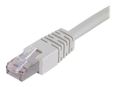 DELTACO STP-630 - Koblingskabel - RJ-45 (hann) til RJ-45 (hann) - 30 m - foliebelagt uskjermet tvinnet kabelpar (F/UTP) - CAT 6 - med støvel - grå