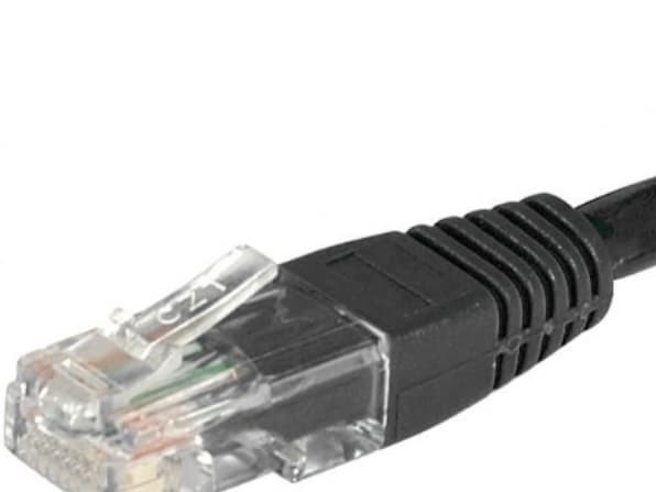 Exertis - Patch-kabel - RJ-45 (hane) till RJ-45 (hane) - 5 m - UTP - CAT 6 - svart