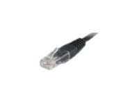 Exertis - Patch-kabel - RJ-45 (hane) till RJ-45 (hane) - 5 m - UTP - CAT 6 - svart