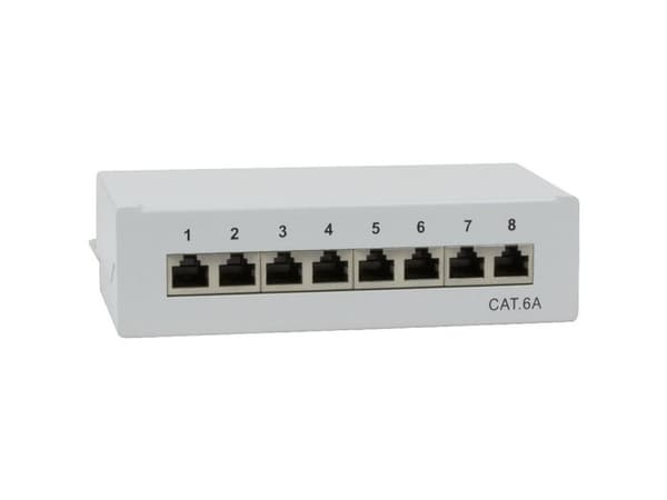 LogiLink NP0018, RJ-45, Cat6A, Grå, ISO/IEC 11801, TIA/EIA 568C.2, 800 g