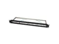 Miniatyrbilde 2 av 5: LogiLink NK4042, Sort, Metall, Rackmontering, 1U, RoHS, CE, 482 mm