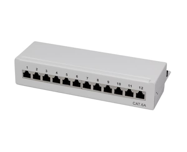 LogiLink NP0019, RJ-45, Cat6a, Grå, 800 g, 275 mm, 13,7 cm