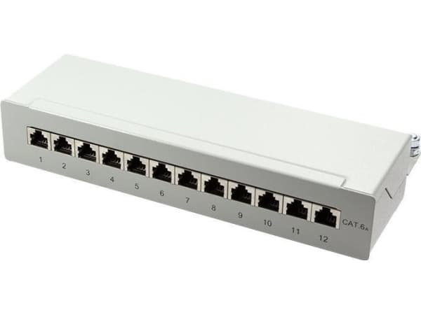 LogiLink NP0019, RJ-45, Cat6a, Grå, 800 g, 275 mm, 13,7 cm