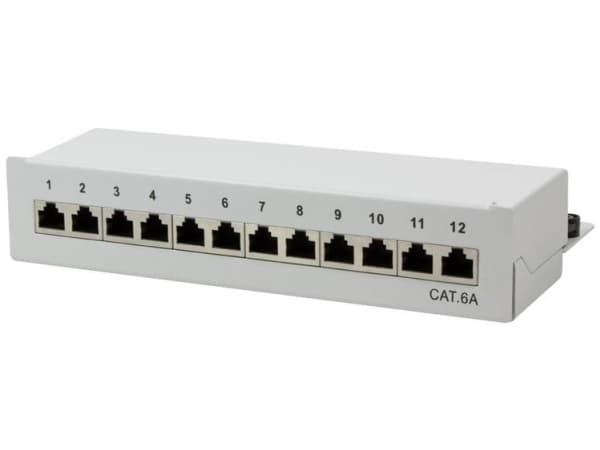LogiLink NP0019, RJ-45, Cat6a, Grå, 800 g, 275 mm, 13,7 cm