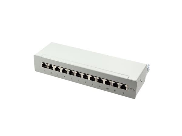 LogiLink NP0019, RJ-45, Cat6a, Grå, 800 g, 275 mm, 13,7 cm Grå