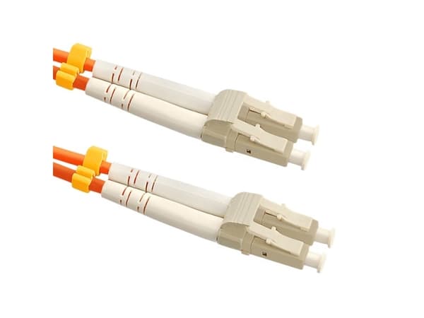 Qoltec - Patch-kabel - LC/UPC-multiläge (hane) till LC/UPC-multiläge (hane) - 20 m - fiberoptisk - duplex - 50/125 mikron - OM2 - halogenfri - orange