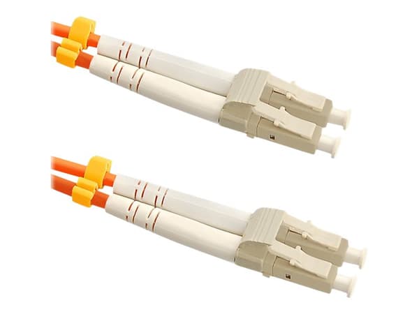 Qoltec - Patch-kabel - LC/UPC-multiläge (hane) till LC/UPC-multiläge (hane) - 20 m - fiberoptisk - duplex - 50/125 mikron - OM2 - halogenfri - orange