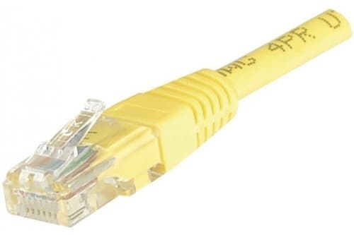 Exertis - Liitäntäjohto - RJ-45 (uros) - RJ-45 (uros) - 2 m - UTP - CAT 6 - keltainen