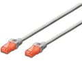 Miniatyrbild 5 av 5: DIGITUS Professional - Patch-kabel - RJ-45 (hane) till RJ-45 (hane) - 2 m - UTP - CAT 6e - startad, hakfri - grå