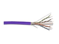 DIGITUS - Bulkkabel - 305 m - brettet uskjermet tvunnet par (F/UTP) - CAT 6 - halogenfri, solid - lilla