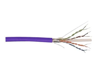 DIGITUS - Bulkkabel - 305 m - brettet uskjermet tvunnet par (F/UTP) - CAT 6 - halogenfri, solid - lilla
