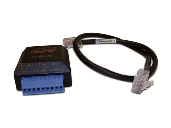 APC Dry Contact I/O Accessory - Nätverksadaptersats - svart - för P/N: SMX1500RM2UCNC, SMX750C, SRTL10KRM4UT, SRTL2K2RM1UWNC, SRTL3KRM1UC, SRTL8KRM4U