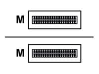 Dell Omni-Path H - Direktkopplingskabel - QSFP till QSFP - 1 m - dubbelaxlad - passiv - för Networking H1024-OPF, H1048-OPF, H9106-OPF, H9124-OPF; Po