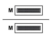 Dell Omni-Path H - Direktkopplingskabel - QSFP till QSFP - 1 m - dubbelaxlad - passiv - för Networking H1024-OPF, H1048-OPF, H9106-OPF, H9124-OPF; Po