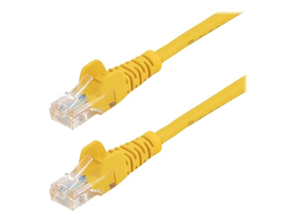 StarTech.com 45PAT1MYL nettverkskabel Gult 1 m Cat5e U/UTP (UTP)