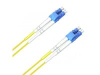 MicroConnect - Nettverkskabel - LC/UPC-enkeltmodus (hann) til LC/UPC-enkeltmodus (hann) - 8 m - fiberoptisk - 9 / 125 micron - OS2 - halogenfri - gul
